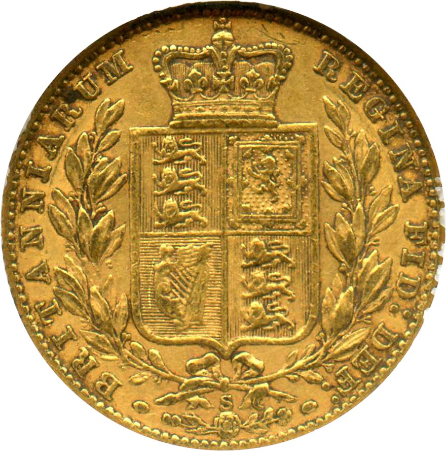image for: Australia: 1878-S Gold Sovereign NGC XF40 (Shield Rev, KM-6) .2354oz Gold - No Reserve!