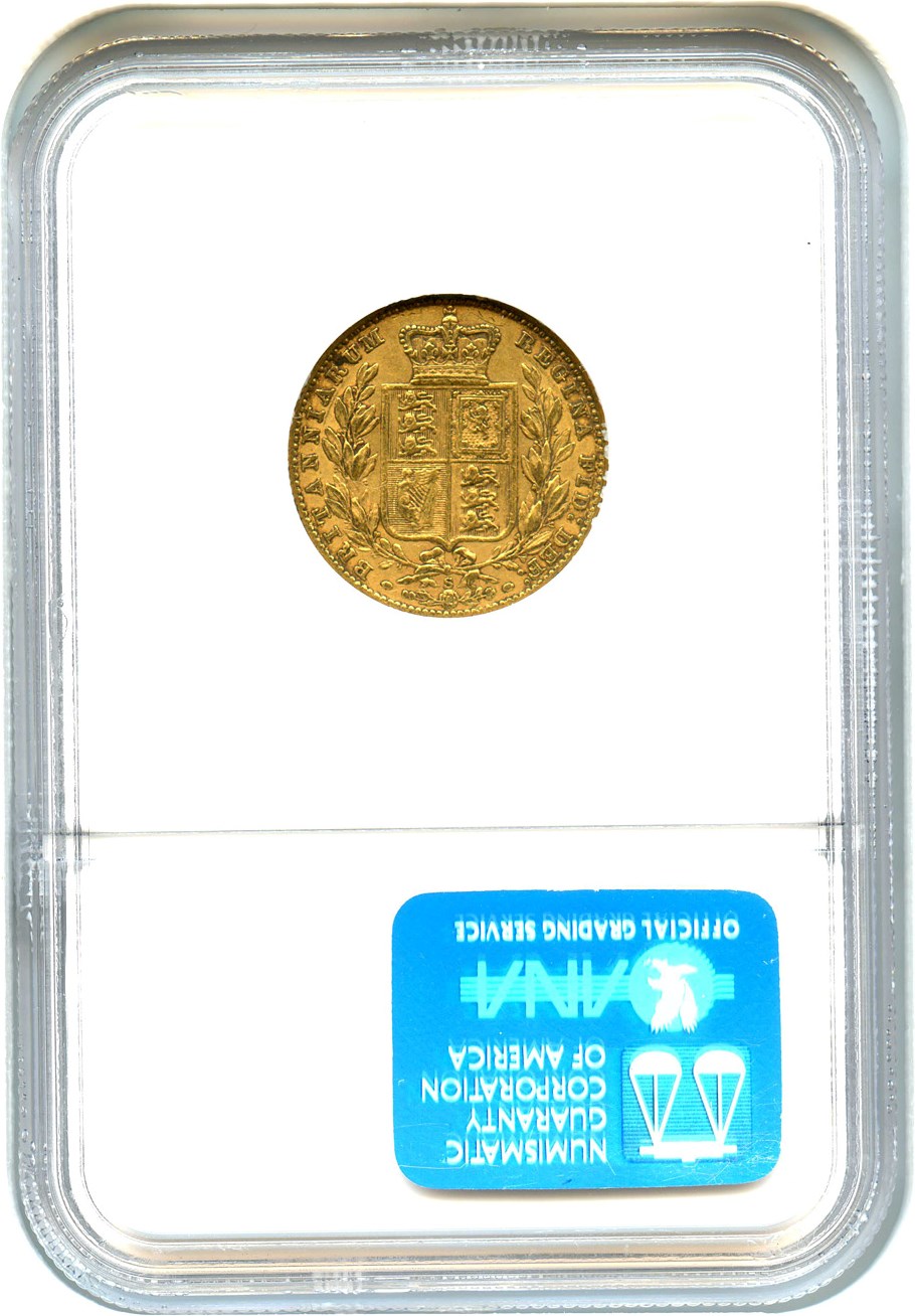 image for: Australia: 1878-S Gold Sovereign NGC XF40 (Shield Rev, KM-6) .2354oz Gold - No Reserve!