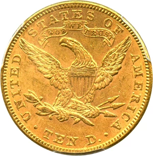 image for: 1887 $10 PCGS MS61 - No Reserve!