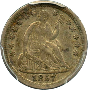 image for: 1857-O H10c PCGS XF45