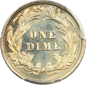 image for: 1899 10c PCGS Proof 63 CAM