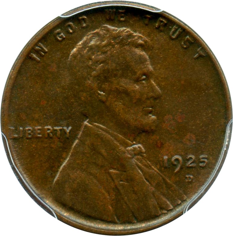 image for: 1925-D 1c PCGS MS62 BN - No Reserve!