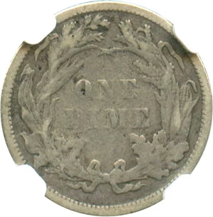 image for: 1881 10c NGC VF20