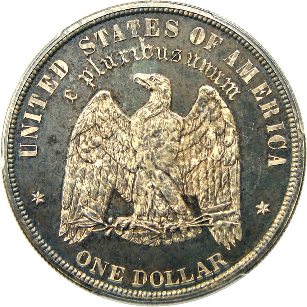 image for: 1878 Pattern $1 PCGS Proof 64 CAM (J-1554)