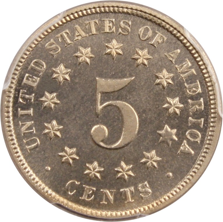 image for: 1874 5c PCGS Proof 66 CAM