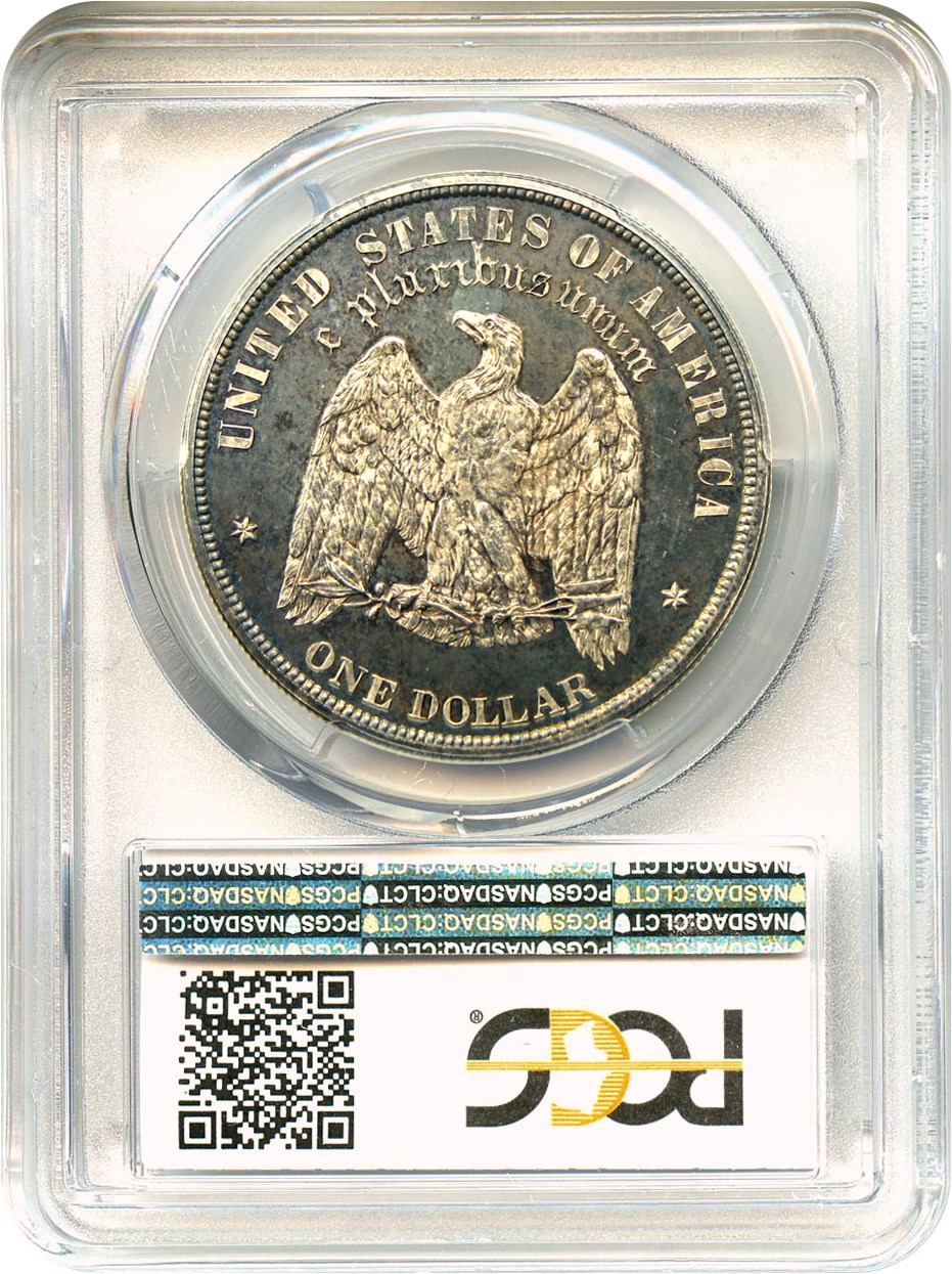 image for: 1878 Pattern $1 PCGS Proof 64 CAM (J-1554)