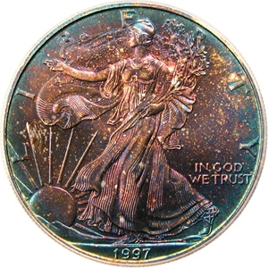 image for: 1997 Silver Eagle $1 PCGS MS67 - No Reserve!