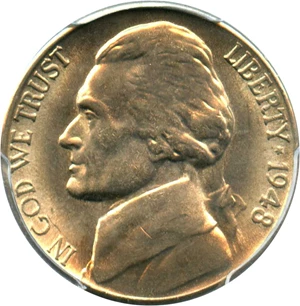 image for: 1948-S 5c PCGS MS66 FS - No Reserve!