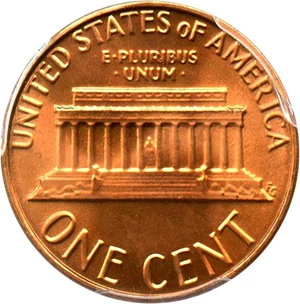 image for: 1982 1c PCGS MS68 RD (Zinc, Large Date)