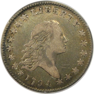 image for: 1794 50c PCGS/CAC VF20 (OGH Rattler Holder)