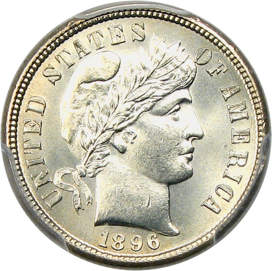 image for: 1896-S 10c PCGS MS65 - DLRC Discounts!