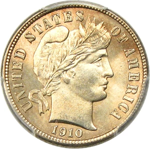 image for: 1910-S 10c PCGS/CAC MS66+