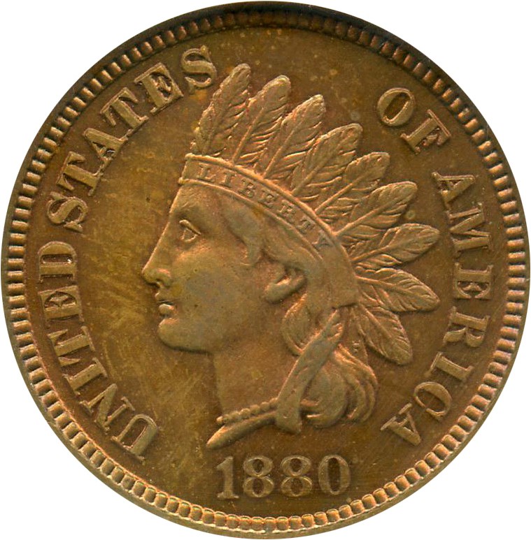 image for: 1880 1c NGC Proof 65 RB