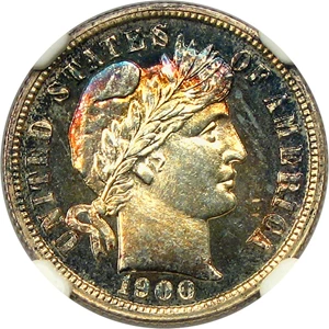 image for: 1900 10c NGC/CAC Proof 64 - No Reserve!