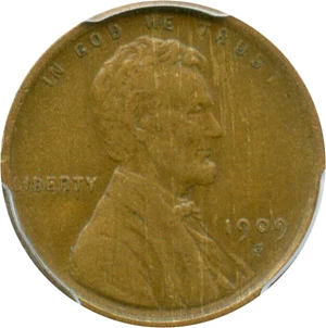 image for: 1909-S/Horiz S Lincoln 1c PCGS XF40