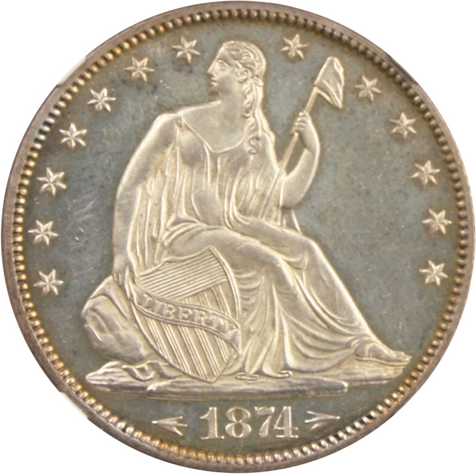 image for: 1874 50c NGC Proof 63 CAM (Arrows)