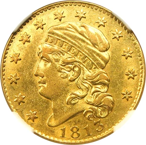 image for: 1813 $5 NGC AU53