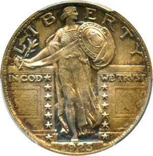 image for: 1923 25c PCGS MS64 FH - Vault Value!