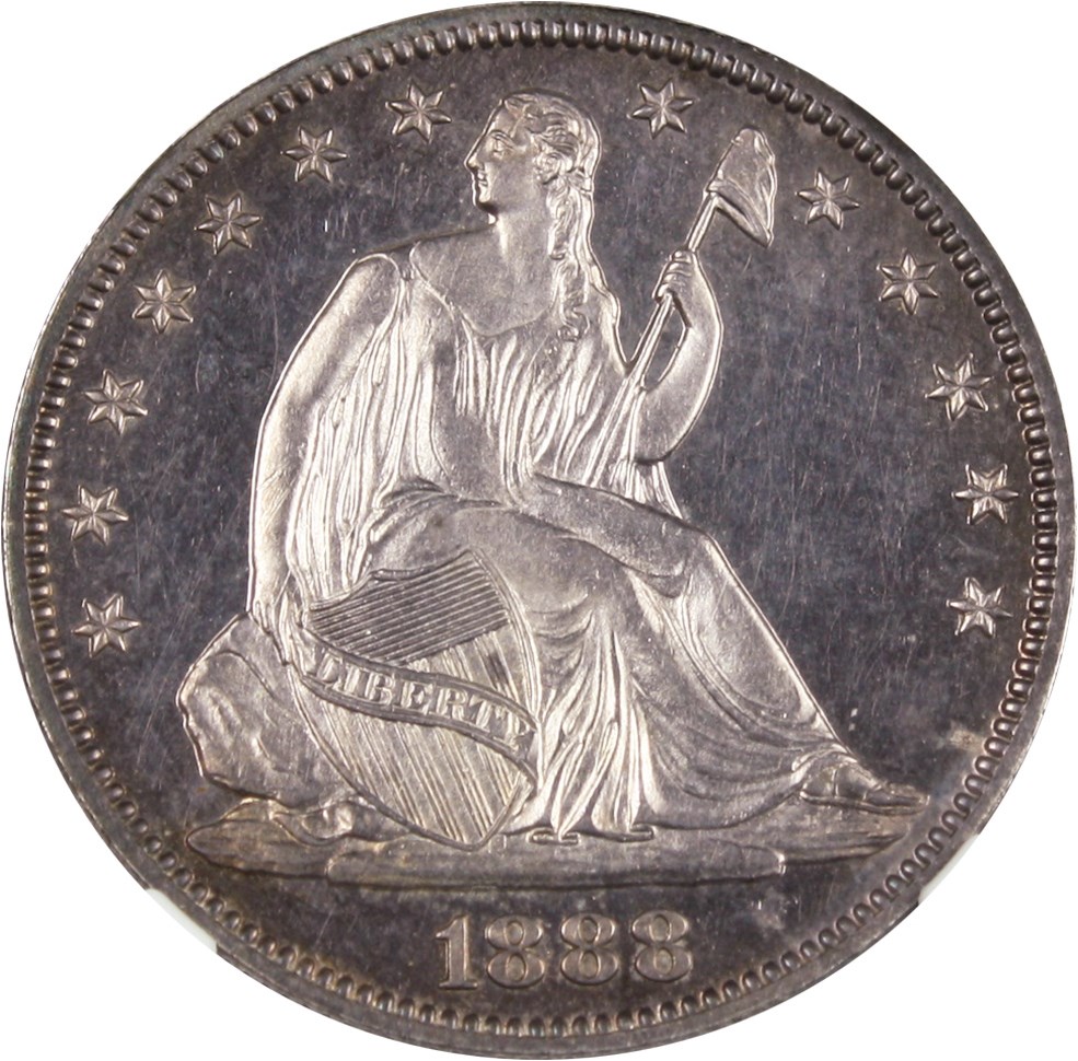 image for: 1888 50c NGC Proof 64