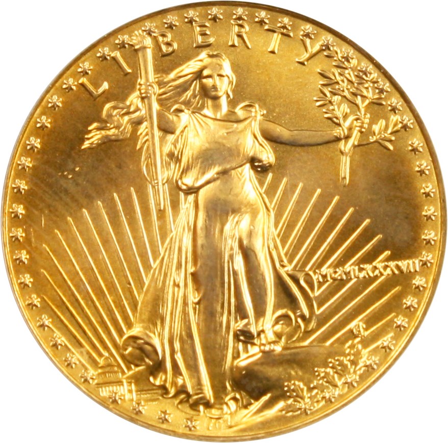 1987 Twenty Five Dollar Gold Gold Eagle Business Strike