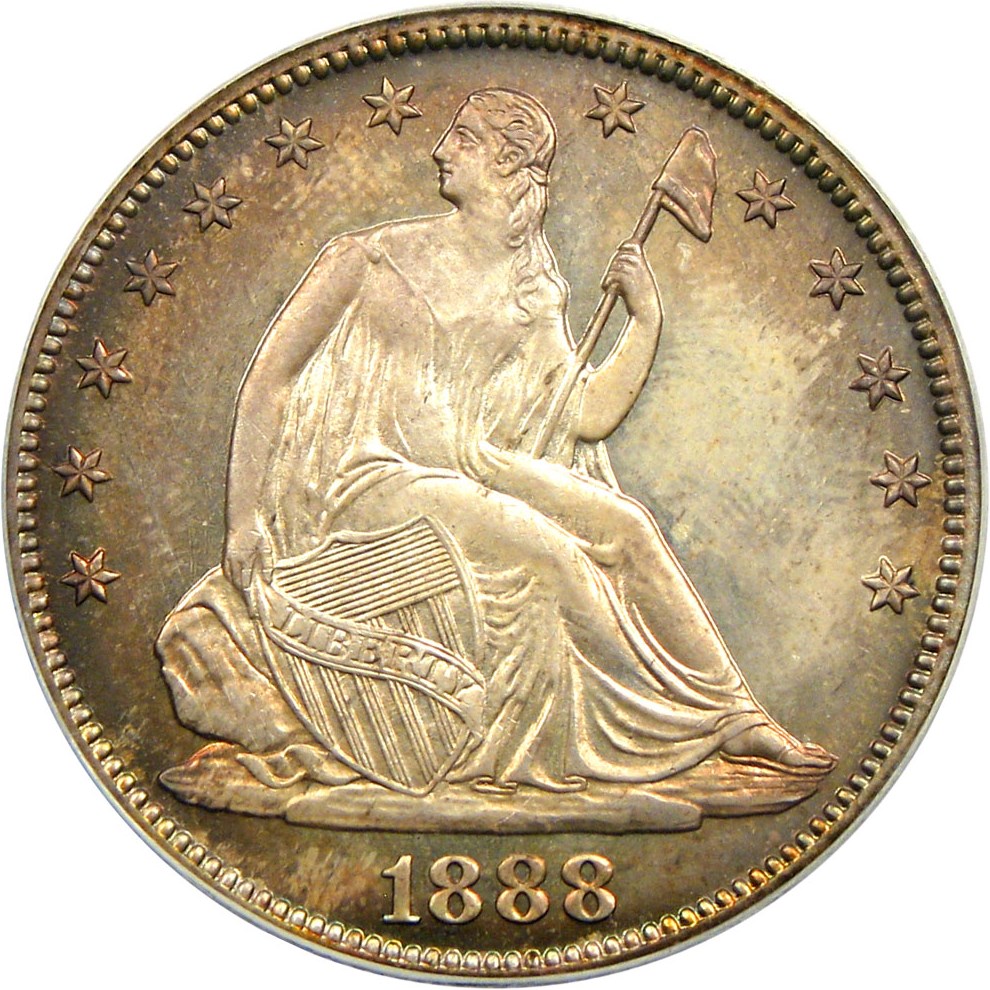 image for: 1888 50c PCGS/CAC Proof 66
