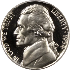 image for: 1954 5c PCGS Proof 68+ DCAM