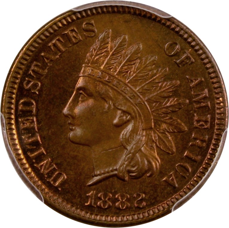 image for: 1882 1c PCGS Proof 64 RB - No Reserve!