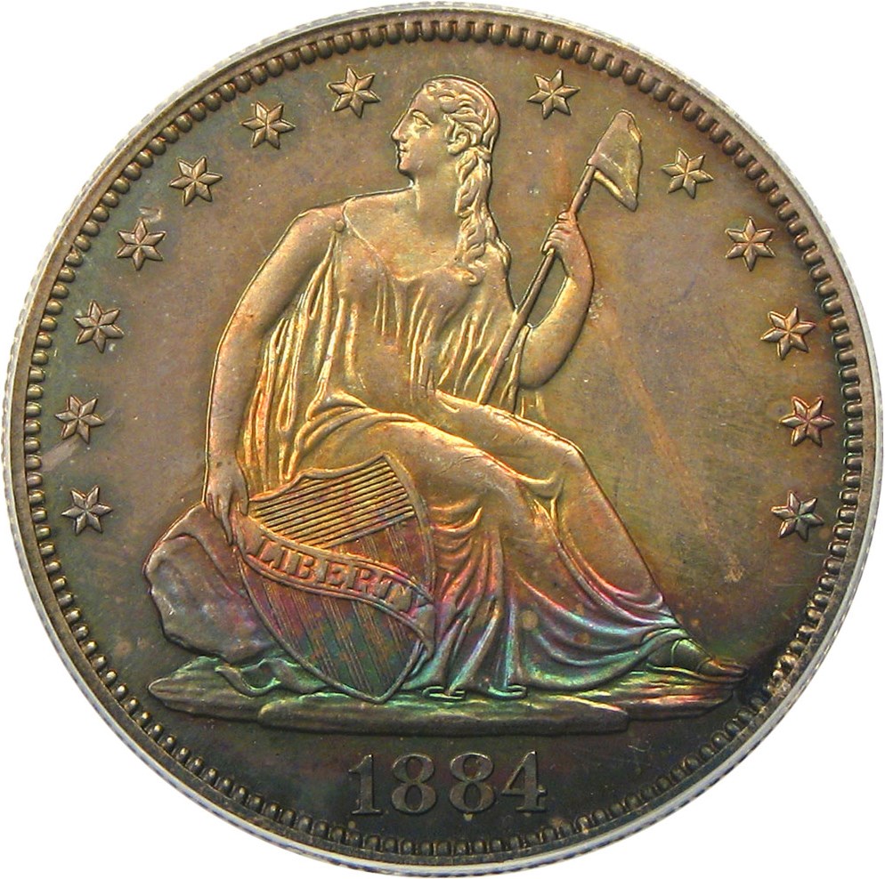 image for: 1884 50c PCGS/CAC Proof 64