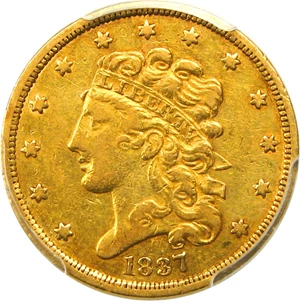 image for: 1837 $5 PCGS XF40
