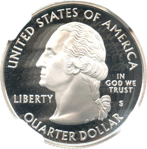 image for: 2008-S Alaska 25c NGC Proof 70 UCAM (Silver) - No Reserve!