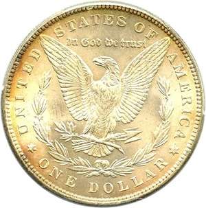 image for: 1887 $1 PCGS Genuine UNC Details, Cleaning - No Reserve!