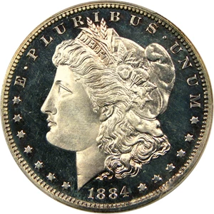 image for: 1884 $1 PCGS Proof 66 CAM