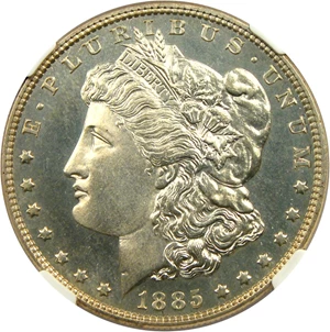 image for: 1885 $1 NGC Proof 65