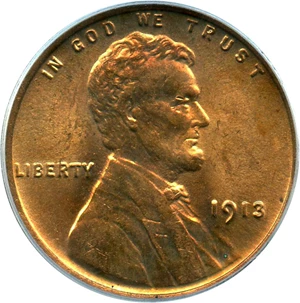 image for: 1913 1c PCGS/CAC MS64 RB