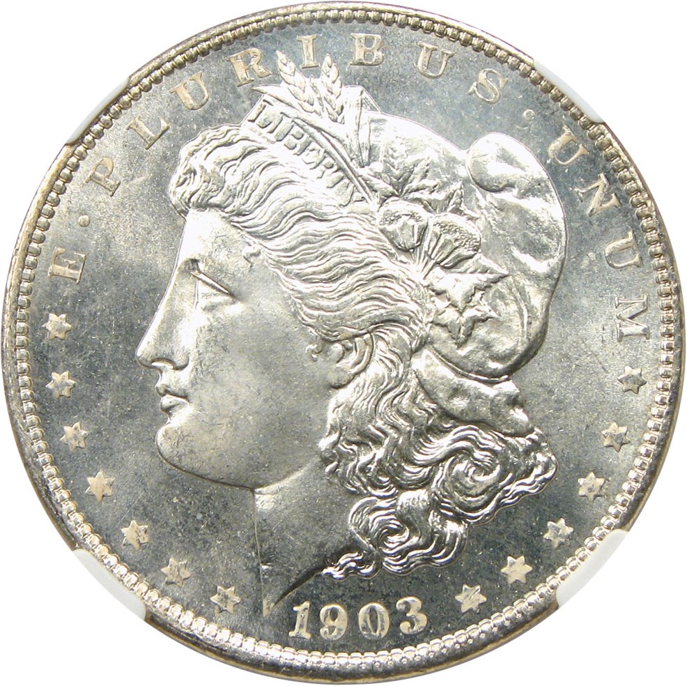 image for: 1903-O $1 NGC MS67 PL