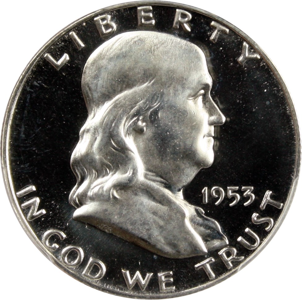 image for: 1953 50c PCGS/CAC Proof 67 DCAM