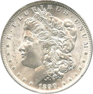 image for: 1890-O $1 PCGS MS64 (VAM-10, Comet Variety)