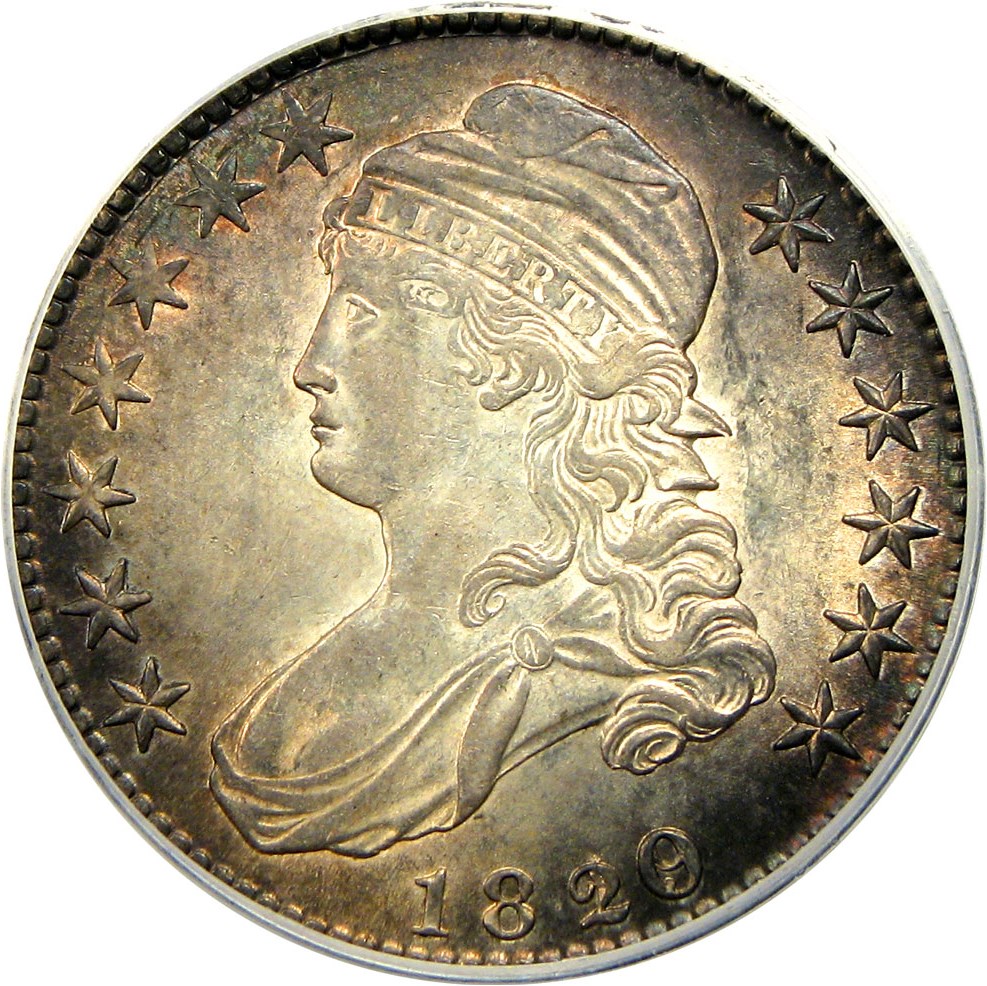 image for: 1820/19 50c PCGS AU55 (Pryor Collection, OGH)
