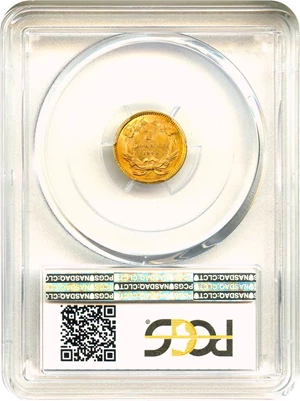 image for: 1860 G$1 PCGS/CAC MS62