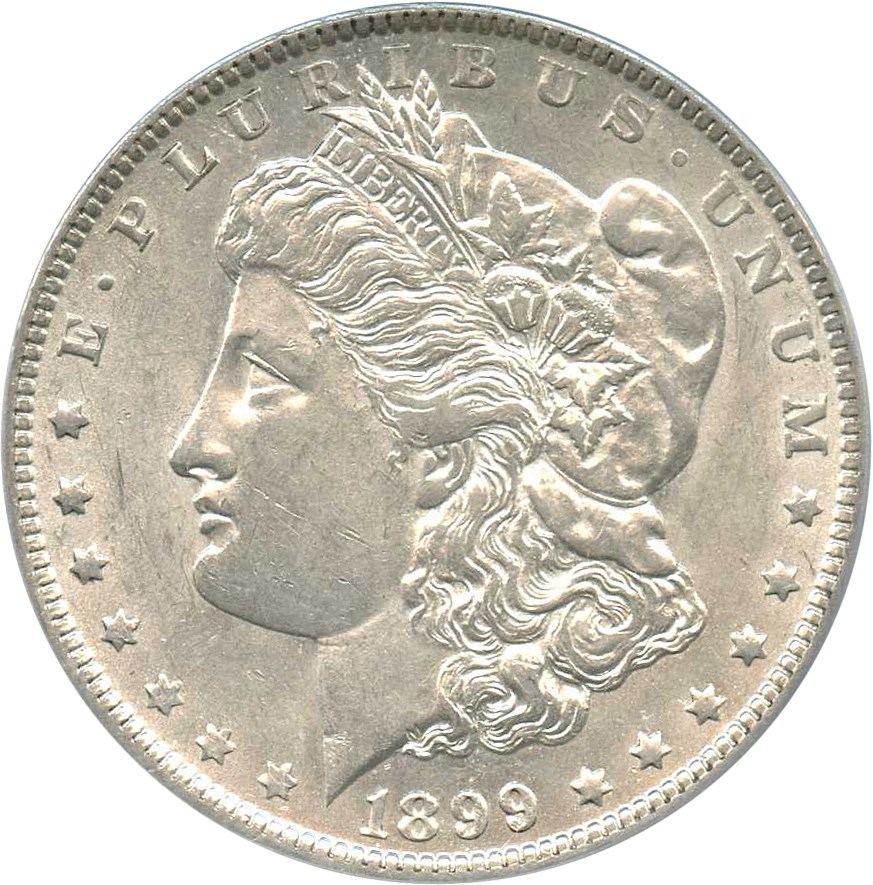 image for: 1899-O $1 PCGS/CAC AU55 (VAM-31, Micro O)