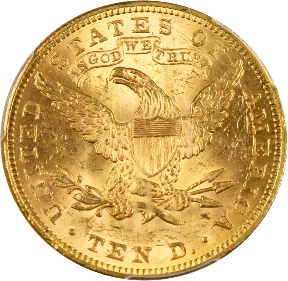 image for: 1891 $10 PCGS MS62 - Vault Value!