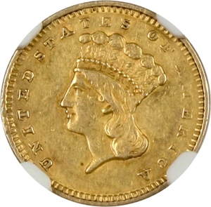 image for: 1857-S G$1 NGC AU55 - DLRC Discount!