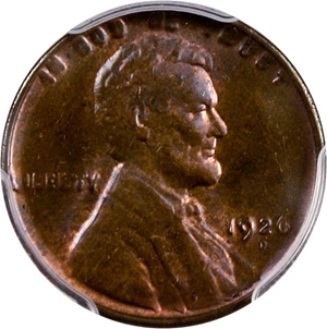 image for: 1926-D 1c PCGS MS63 RB