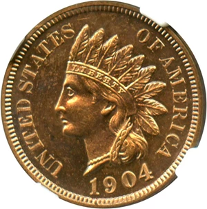 image for: 1904 1c NGC Proof 64 RB