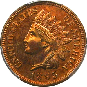 image for: 1895 1c PCGS Proof 64 RB