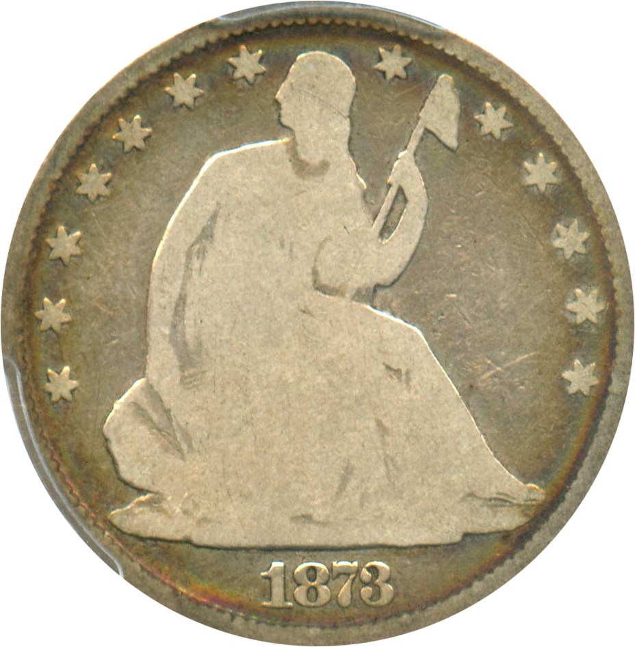 image for: 1873 50c PCGS Good-04 (No Arrows, Closed 3)