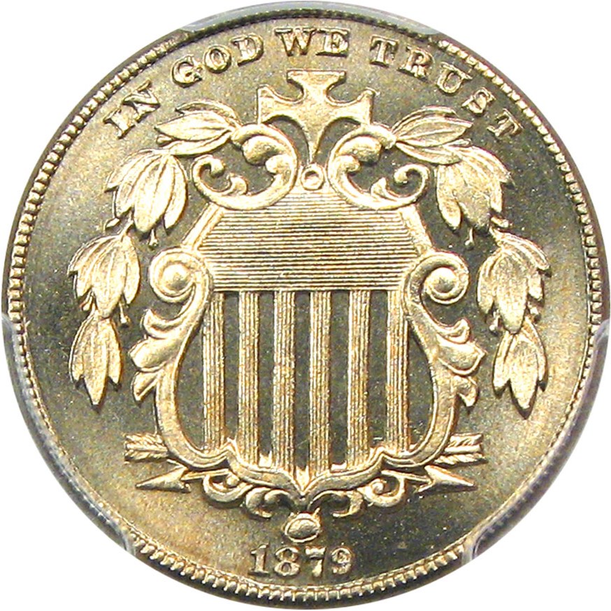 image for: 1879/8 5c PCGS Proof 66