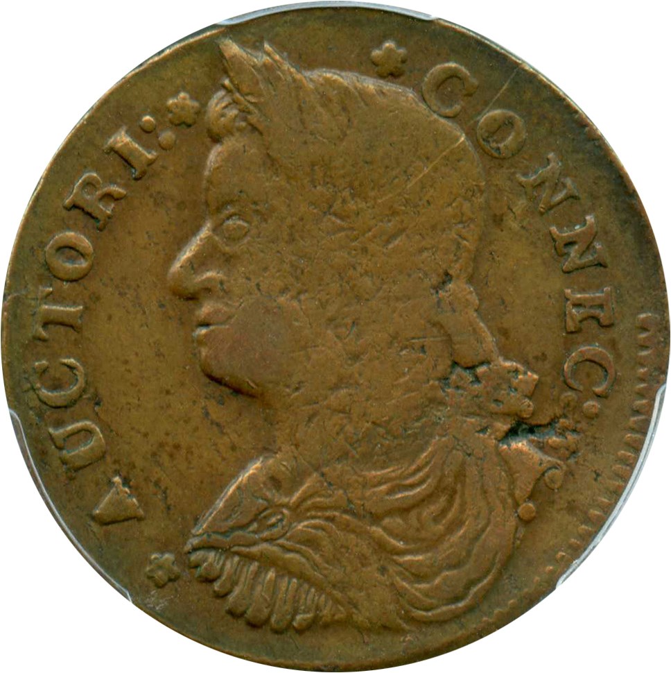 image for: 1787 Connecticut PCGS VF35 BN (Draped Bust Left) - Vault Value!