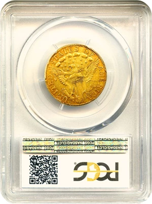 image for: 1798 Large Eagle $5 PCGS AU53 (Large 8, 14 Stars)