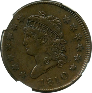 image for: 1810 1c NGC VF30 BN